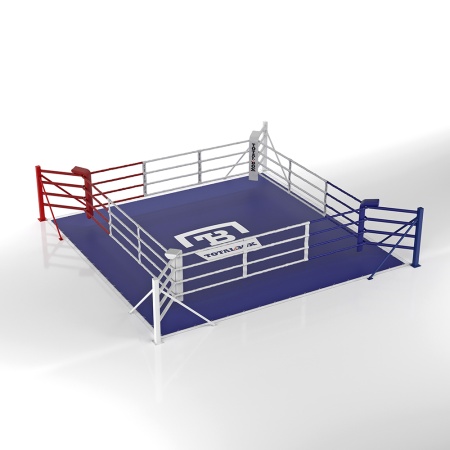 Купить Ринг боксерский напольный Totalbox на упорах 4х4м в Кубинке 