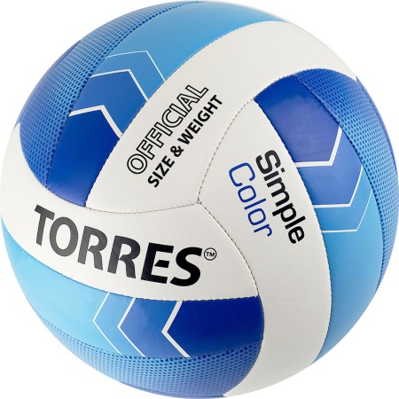 Купить Мяч волейбольный Torres Simple Color любительский р.5 в Кубинке 